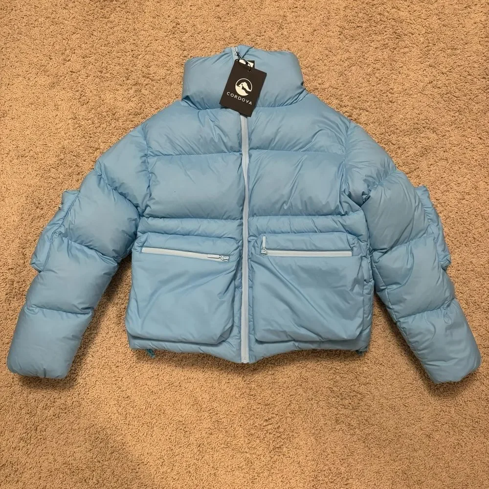 Cordova Celeste Blue Mogul Ski Jacket Puffer NWT size XS X-Small